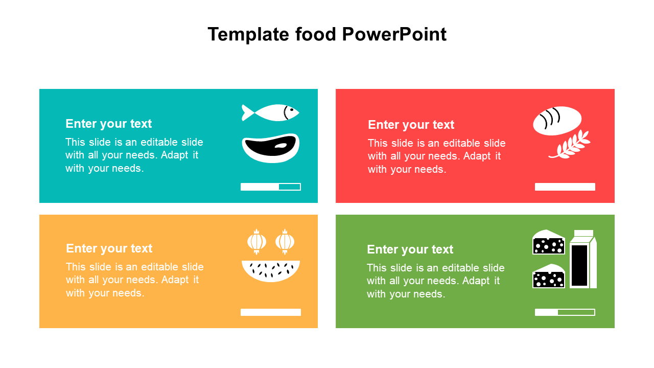Template food PowerPoint